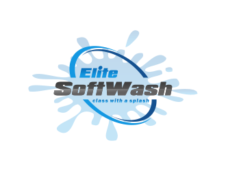 Elite Softwash logo design by haidar