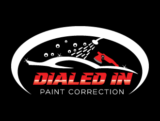 Dialed In Paint Correction Logo Design