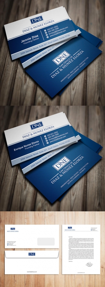 Law Office of Diaz & Nunez Elorza logo design by Kindo