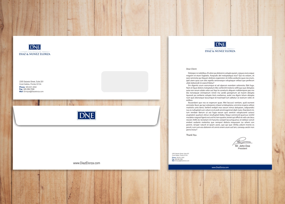 Law Office of Diaz & Nunez Elorza logo design by Kindo