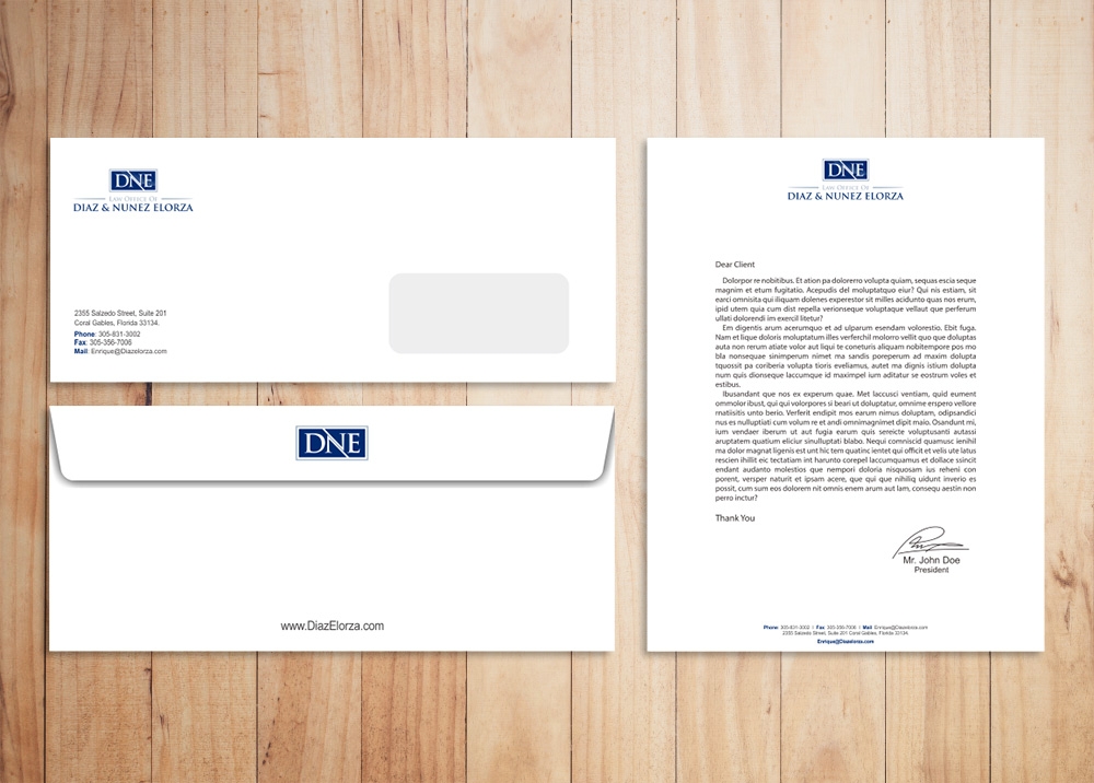 Law Office of Diaz & Nunez Elorza logo design by Kindo