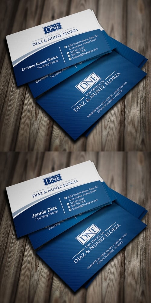Law Office of Diaz & Nunez Elorza logo design by Kindo
