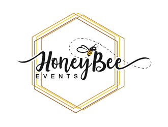 HoneyBee Events logo design by coco
