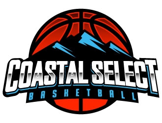 Coastal Select Basketball logo design by daywalker