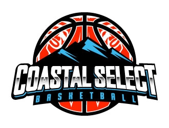 Coastal Select Basketball logo design by daywalker