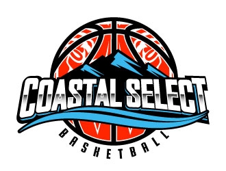 Coastal Select Basketball logo design by daywalker