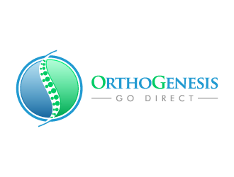 OrthoGenesis logo design by pencilhand