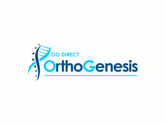 OrthoGenesis logo design by DelvinaArt