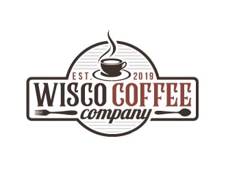 Wisco Coffee Company  logo design by fantastic4