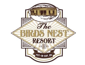 The Birds Nest Resort logo design by REDCROW
