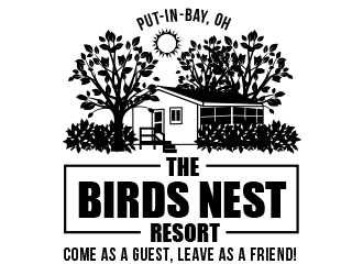 The Birds Nest Resort logo design by BeDesign