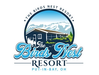 The Birds Nest Resort logo design by frontrunner
