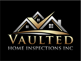 Vaulted Home Inspections Inc logo design by cintoko