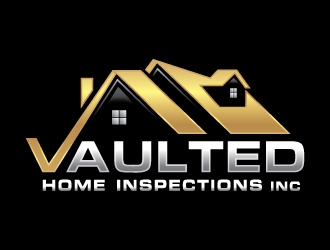 Vaulted Home Inspections Inc logo design by dshineart