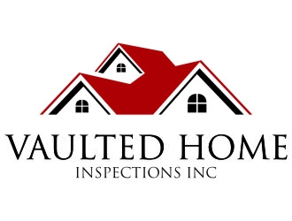 Vaulted Home Inspections Inc logo design by jetzu