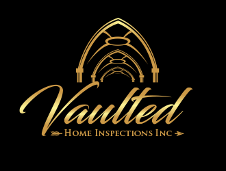 Vaulted Home Inspections Inc logo design by BeDesign