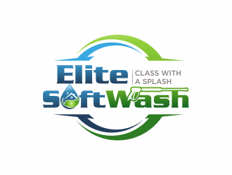 Elite Softwash logo design by 48art
