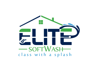 Elite Softwash logo design by bloomgirrl