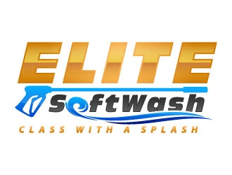 Elite Softwash logo design by daywalker