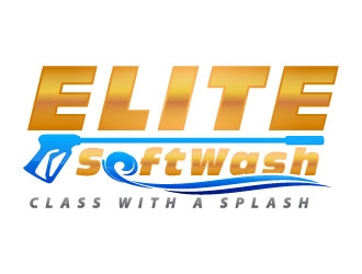 Elite Softwash logo design by daywalker