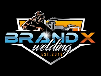 Brand X Welding logo design by DreamLogoDesign