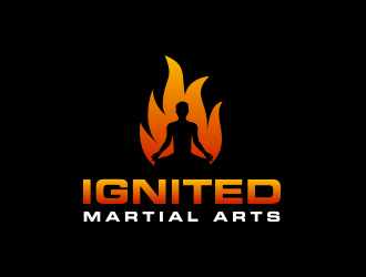 Ignited Martial Arts Academy logo design by keylogo