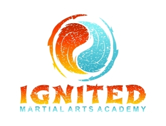 Ignited Martial Arts Academy logo design by Webphixo
