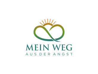 Mein Weg aus der Angst logo design by Saefulamri