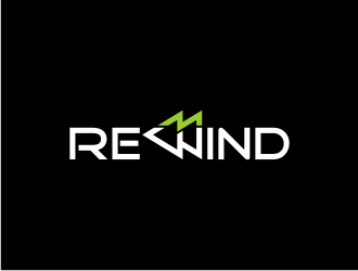 Rewind logo design by Gravity