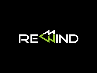 Rewind logo design by Gravity