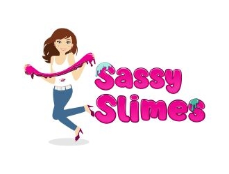 Sassy Slimes logo design by mrdesign