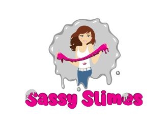 Sassy Slimes logo design by mrdesign