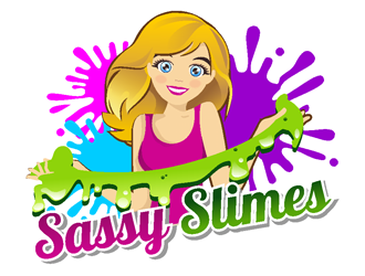 Sassy Slimes logo design by coco