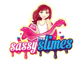 Sassy Slimes logo design by gogo