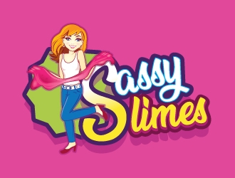 Sassy Slimes logo design by gogo