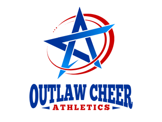 Outlaw Cheer Athletics logo design by Coolwanz