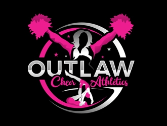 Outlaw Cheer Athletics logo design by DreamLogoDesign