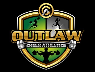 Outlaw Cheer Athletics logo design by Suvendu