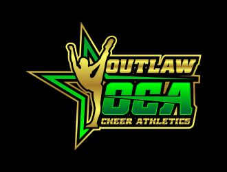 Outlaw Cheer Athletics logo design by beejo