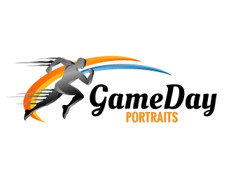 GameDay Portraits logo design by Dawnxisoul393