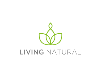 Living Natural logo design by DiDdzin
