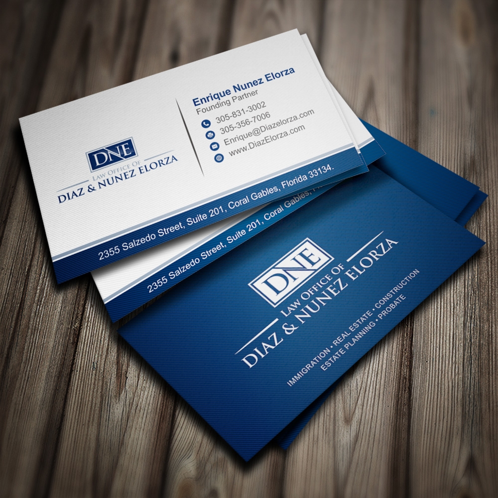 Law Office of Diaz & Nunez Elorza logo design by Kindo