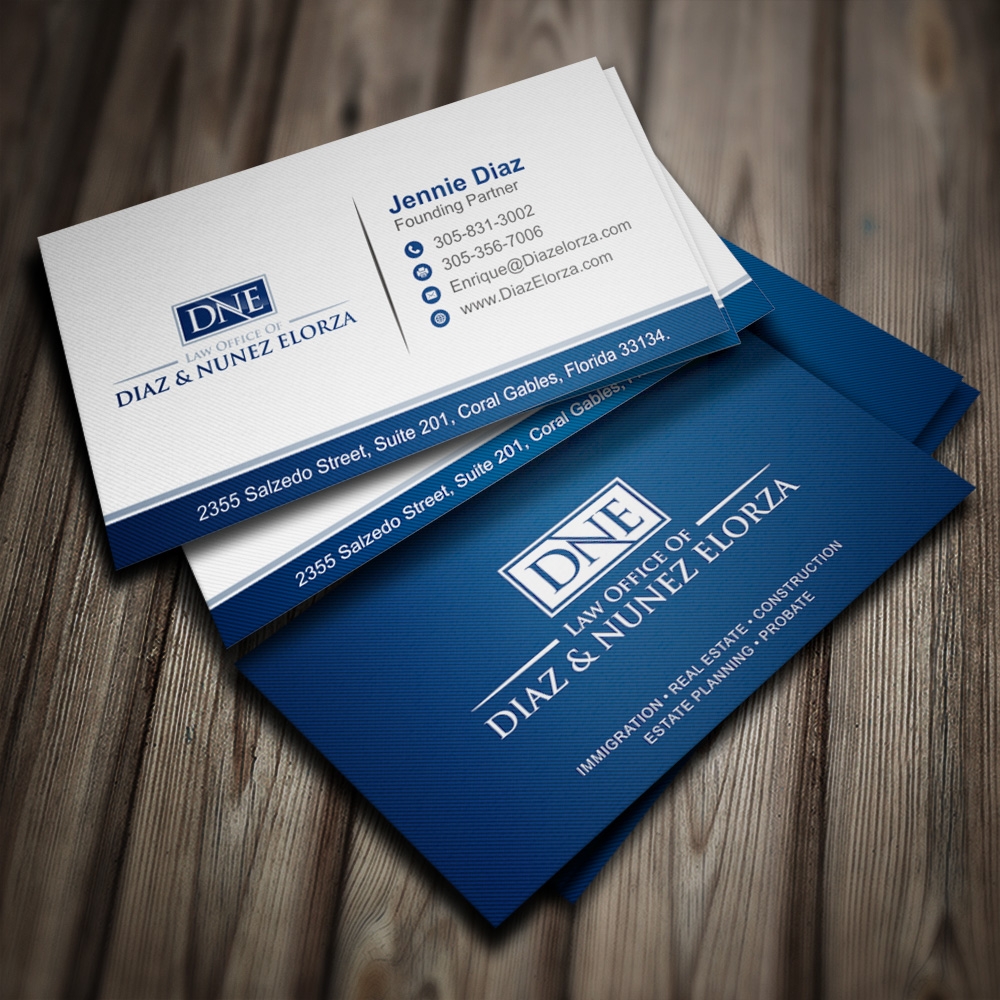 Law Office of Diaz & Nunez Elorza logo design by Kindo