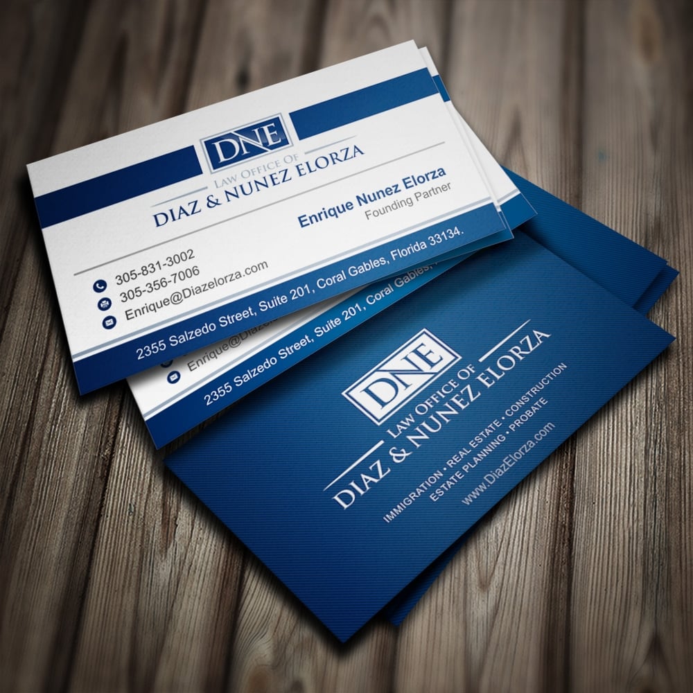 Law Office of Diaz & Nunez Elorza logo design by Kindo