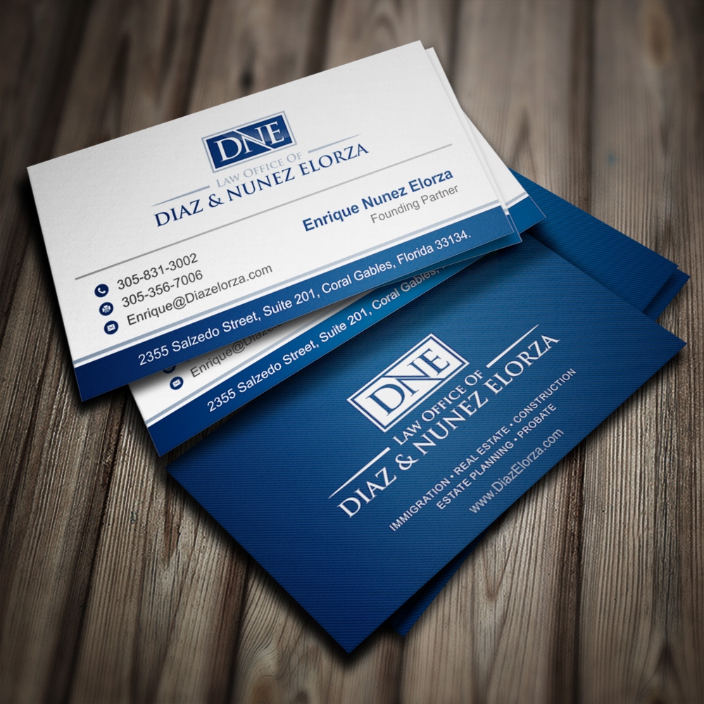 Law Office of Diaz & Nunez Elorza logo design by Kindo