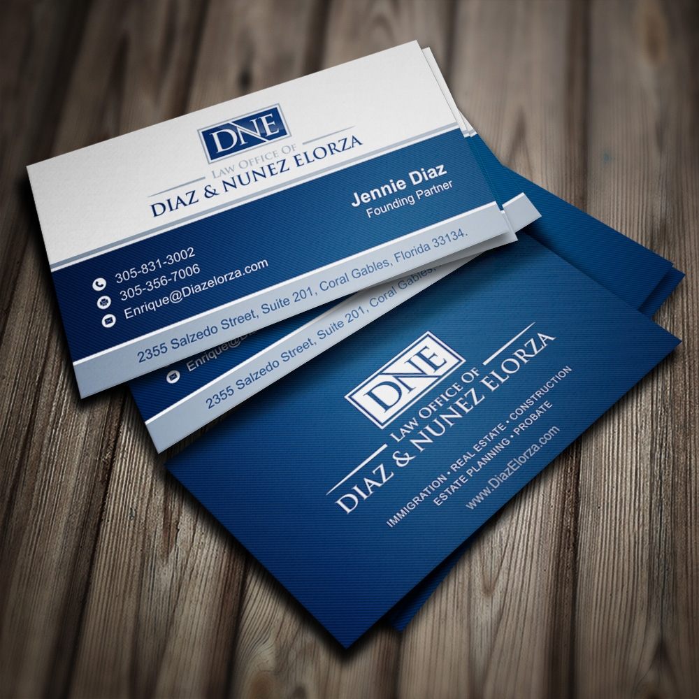 Law Office of Diaz & Nunez Elorza logo design by Kindo