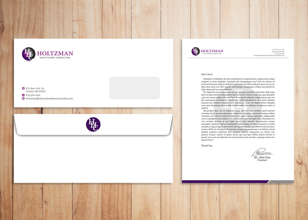 Holtzman Healthcare Consulting logo design by Kindo