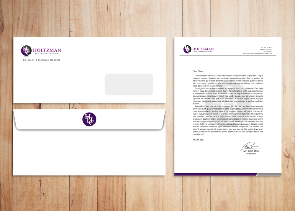 Holtzman Healthcare Consulting logo design by Kindo