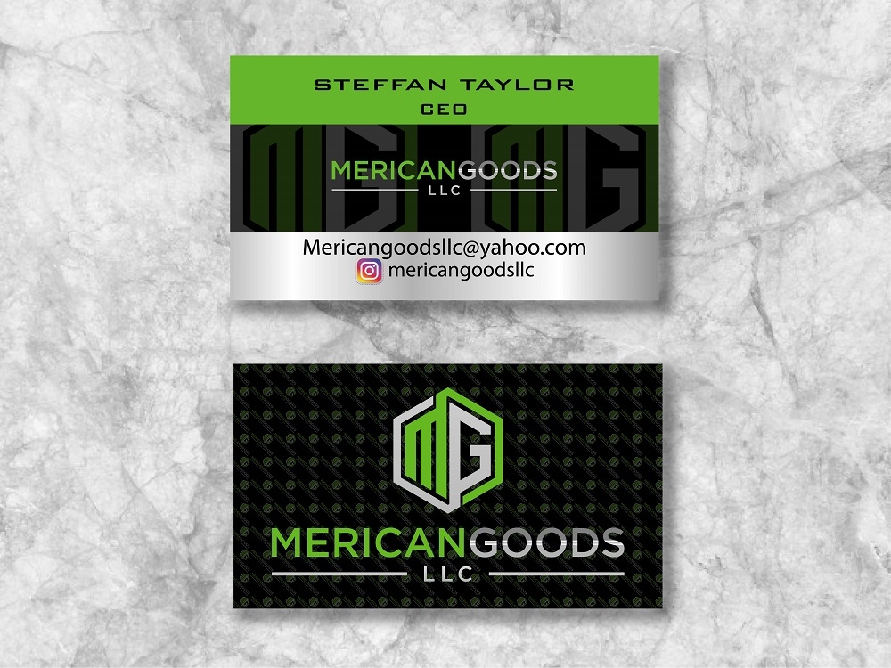 MericanGoods LLC logo design by bulatITA