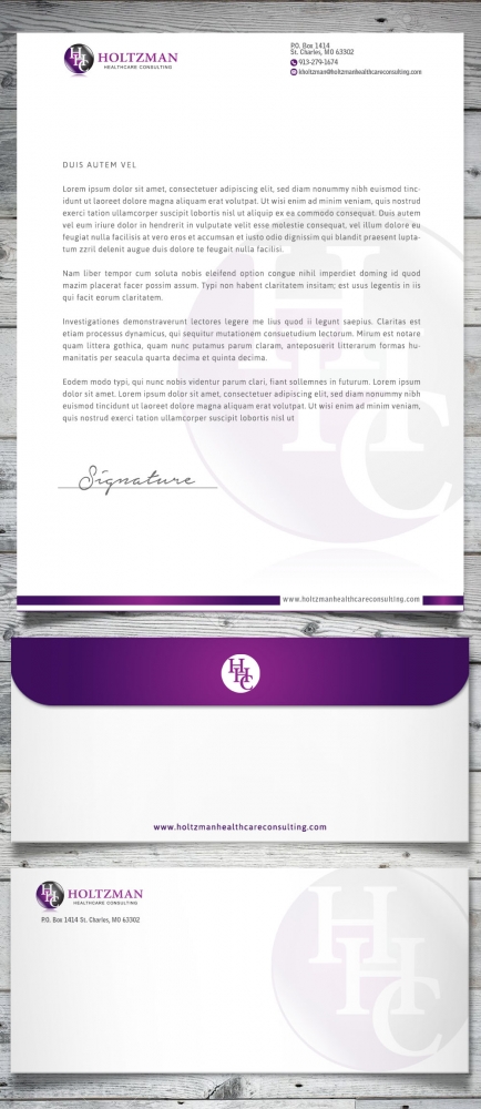 Holtzman Healthcare Consulting logo design by scriotx